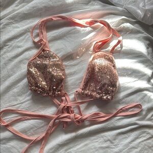 Sequin Pink Bralette